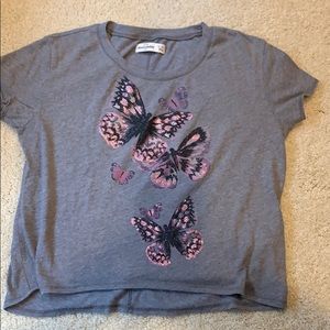 Short sleeve gray t-shirt